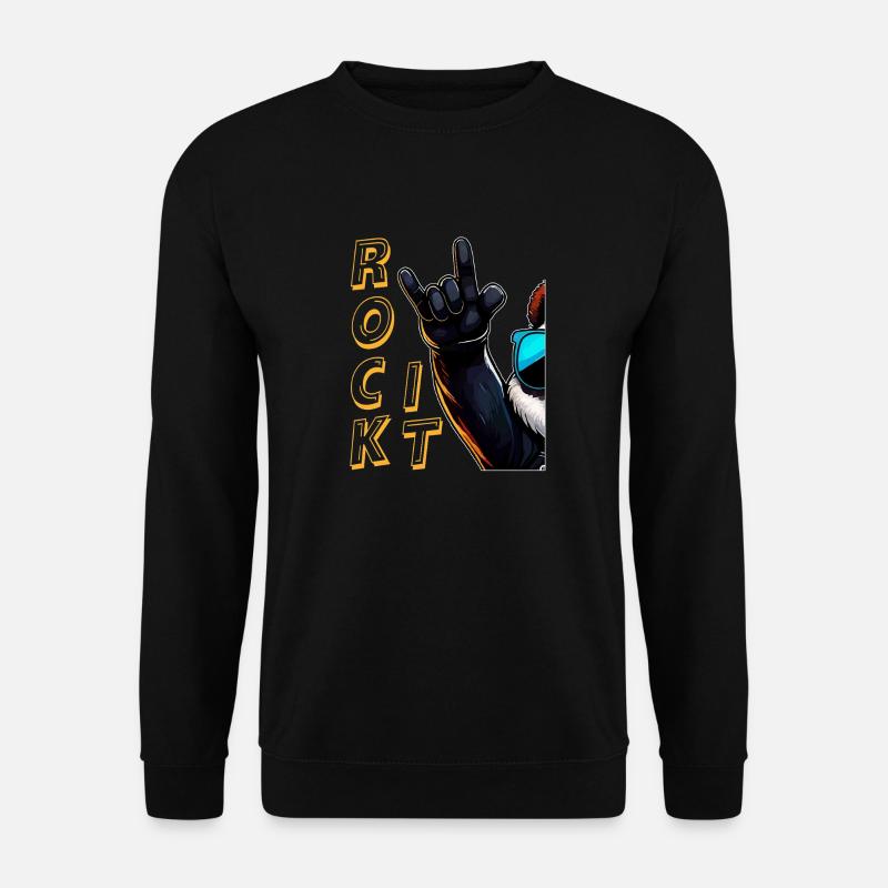 ROCK IT - Unisex Sweatshirt - black