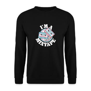 Fierté LGBT transgenre - Sweat-shirt Unisexe - noir - Devant - Alina (178cm) & Michal (187cm)