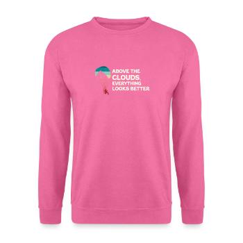 Über den Wolken Paramotor-Enthusiast - Unisex Pullover - Pink - Vorne