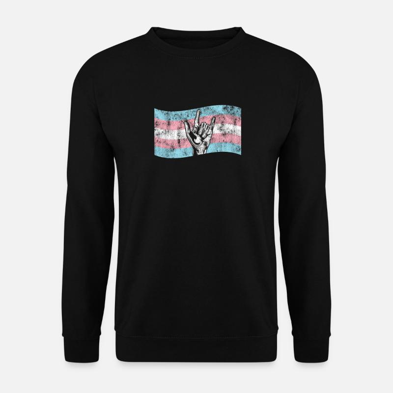 Transgender Trans LGBT Pride - Unisex Sweatshirt - black