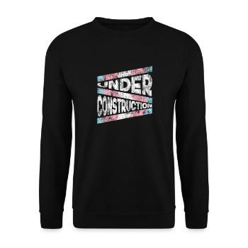 Fierté LGBT transgenre - Sweat-shirt Unisexe - noir - Devant - Alina (178cm) & Michal (187cm)