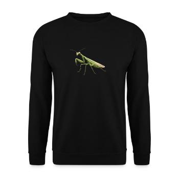Gottesanbeterinnenen Gottesanbeterin - Unisex Pullover - Schwarz - Vorne - Alina (178cm) & Michal (187cm)