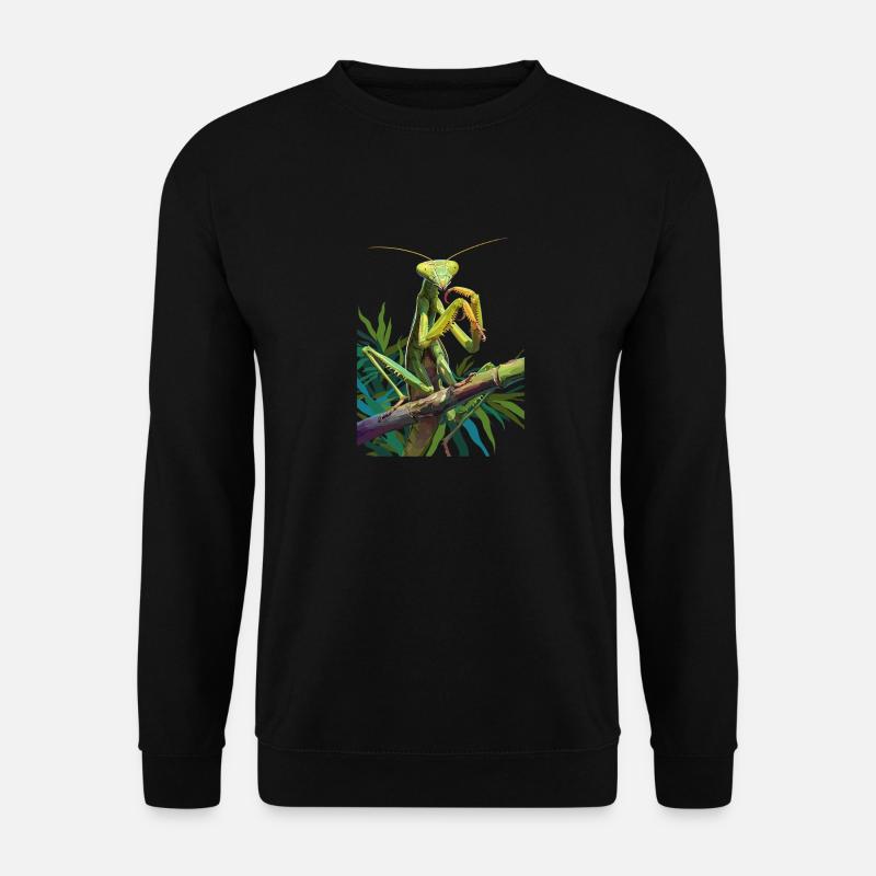 Gottesanbeterinnenen Gottesanbeterin - Unisex Pullover - Schwarz