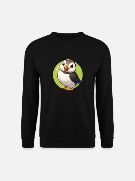 Papageientaucher - Unisex Pullover - Schwarz