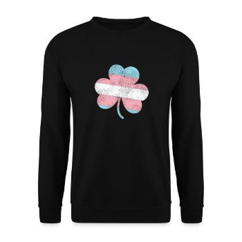 Fierté LGBT transgenre - Sweat-shirt Unisexe - noir - Devant - Alina (178cm) & Michal (187cm)