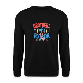 Frères et sœurs autistes - Sweat-shirt Unisexe - noir - Devant - Alina (178cm) & Michal (187cm)