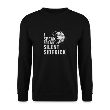 Frères et sœurs autistes - Sweat-shirt Unisexe - noir - Devant - Alina (178cm) & Michal (187cm)
