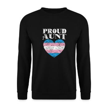 Fierté LGBT transgenre - Sweat-shirt Unisexe - noir - Devant - Alina (178cm) & Michal (187cm)