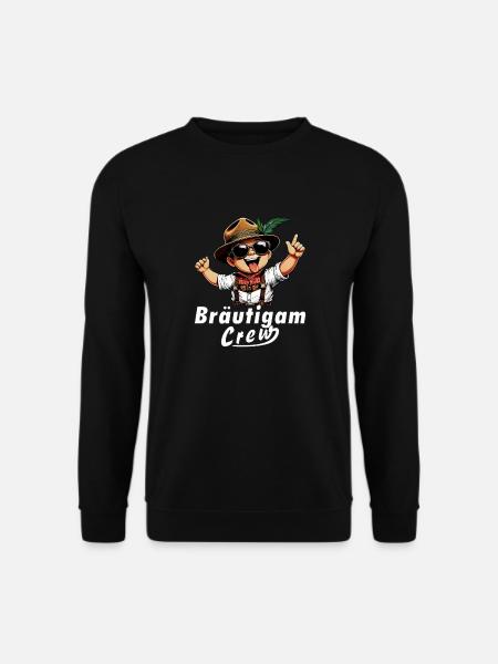 GROOM CREW - Unisex Sweatshirt - black