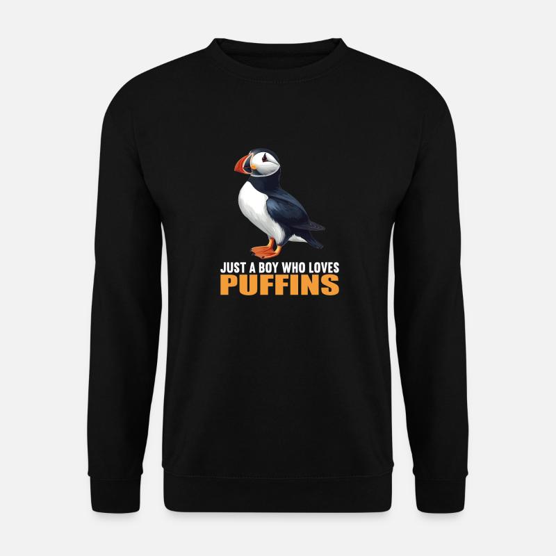 Puffin - Unisex Sweatshirt - black
