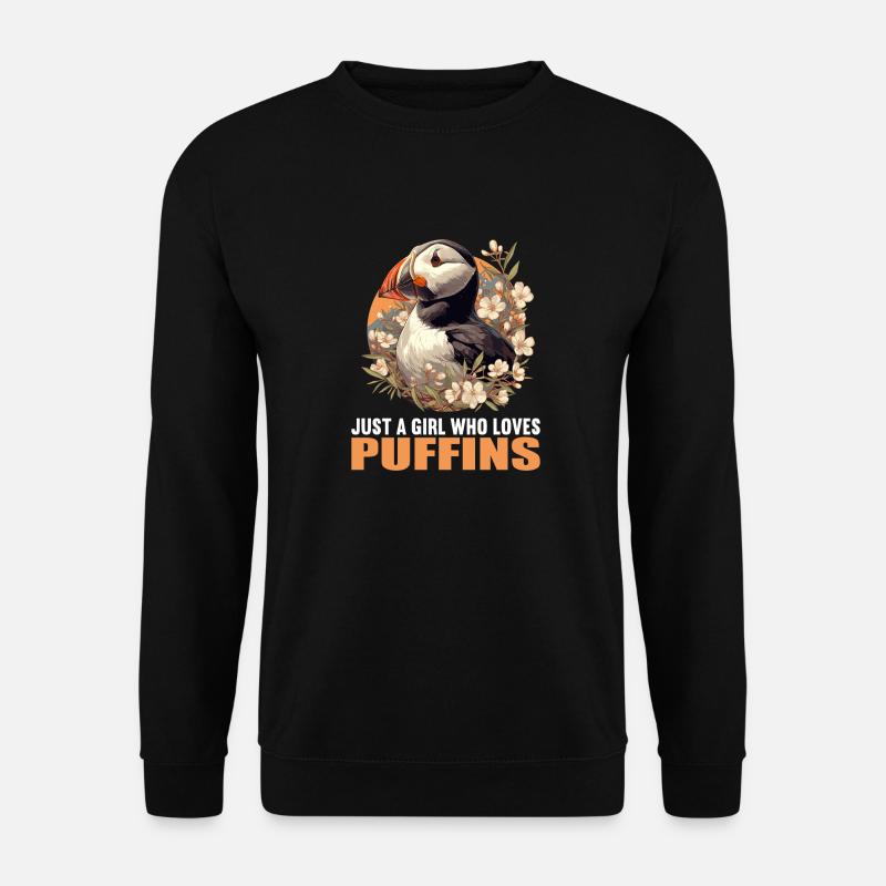 Puffin - Unisex Sweatshirt - black