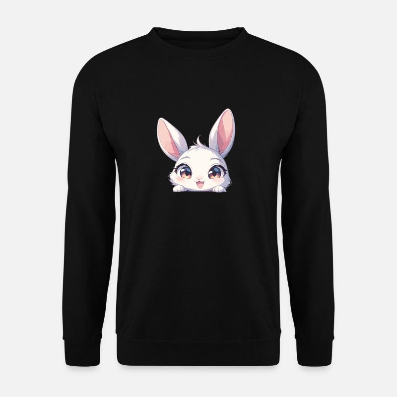 Hasen Hase - Unisex Pullover - Schwarz