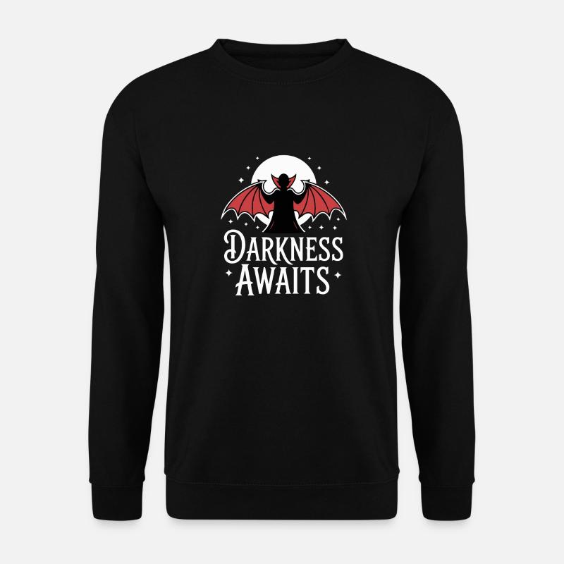 VAMPIRES, DARKNESS AWAITS - Unisex Sweatshirt - black