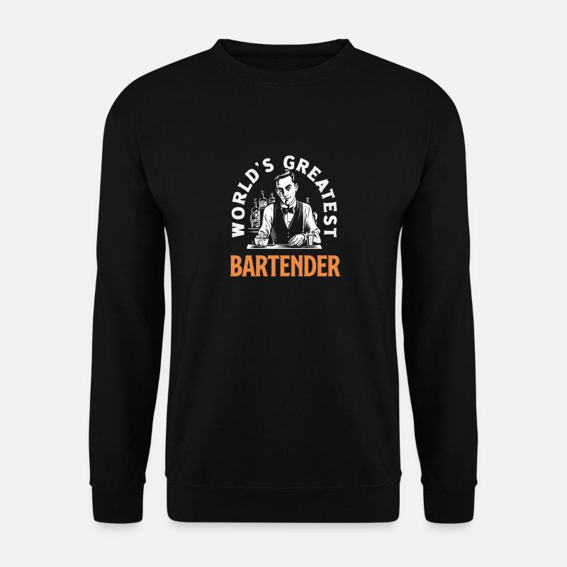 Weltbester Barkeeper Kunstwerk - Unisex Pullover - Schwarz