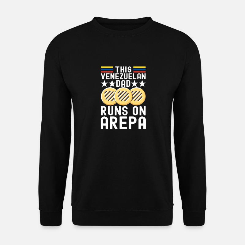 Venezolanische Arepas - Unisex Pullover - Schwarz