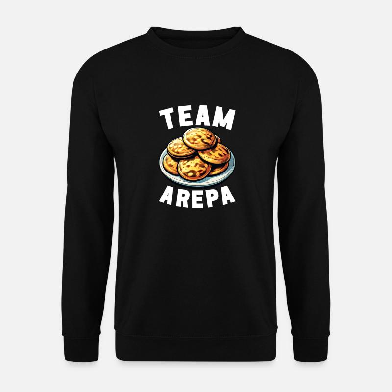 Venezolanische Arepas - Unisex Pullover - Schwarz