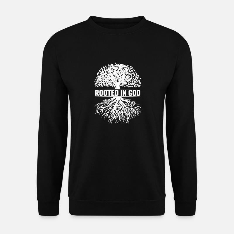 Rooted In God - Unisex Pullover - Schwarz