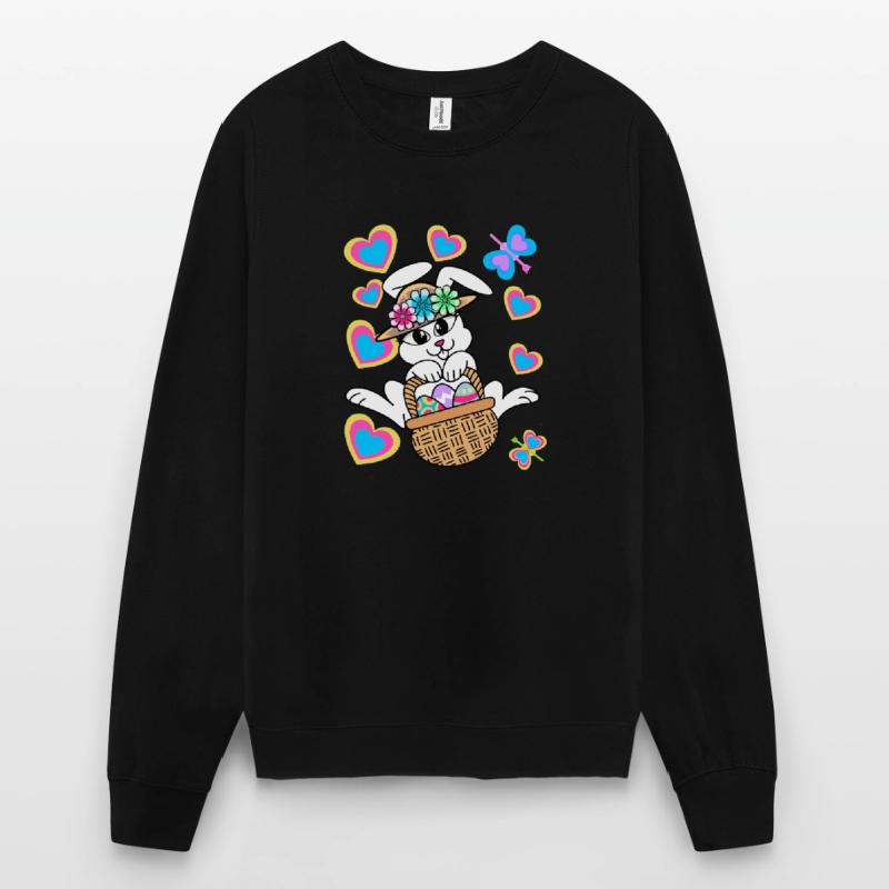 Easter Bunny Easter Bunny Eggs Easter Eggs Easter Unisex Sweatshirt