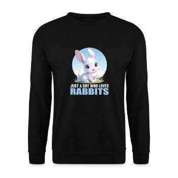 Lapin Lapin - Sweat-shirt Unisexe - noir - Devant - Alina (178cm) & Michal (187cm)