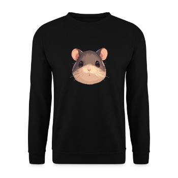 Rat Rat - Unisex Sweatshirt - black - Front - Alina (178cm) & Michal (187cm)