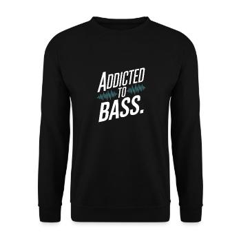 Basse, Guitariste, Musicien, Matériel, Funk, Rock, Jazz - Sweat-shirt Unisexe - noir - Devant - Alina (178cm) & Michal (187cm)