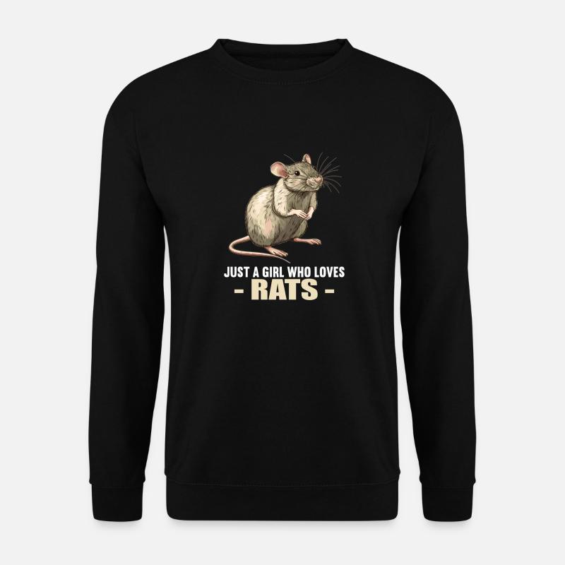 Ratten Ratte - Unisex Pullover - Schwarz