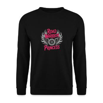 Women In Trucking Female Trucker Pride - Sweat-shirt Unisexe - noir - Devant - Alina (178cm) & Michal (187cm)