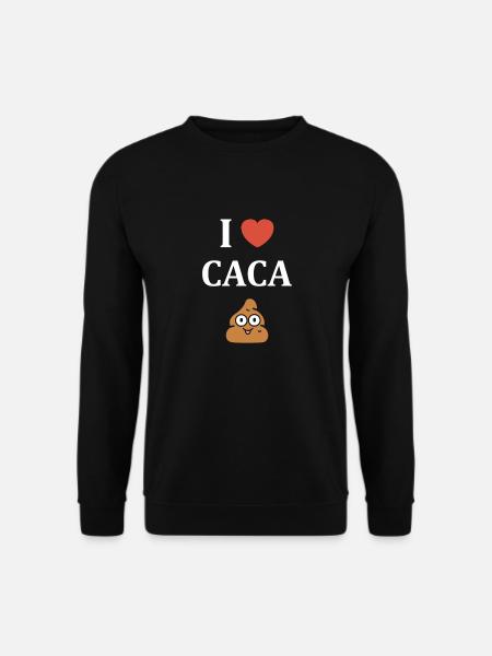 caca - Sweat-shirt Unisexe - noir