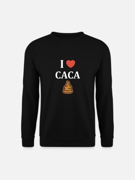 caca - Sweat-shirt Unisexe - noir