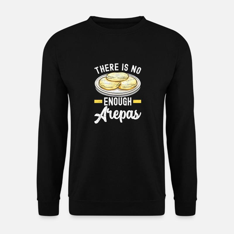 Venezolanische Arepas - Unisex Pullover - Schwarz