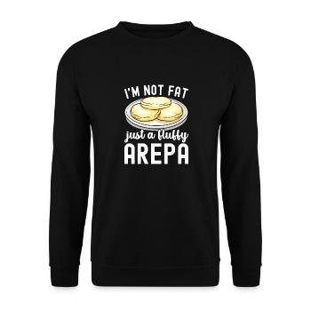 Arepas vénézuélienne - Sweat-shirt Unisexe - noir - Devant - Alina (178cm) & Michal (187cm)