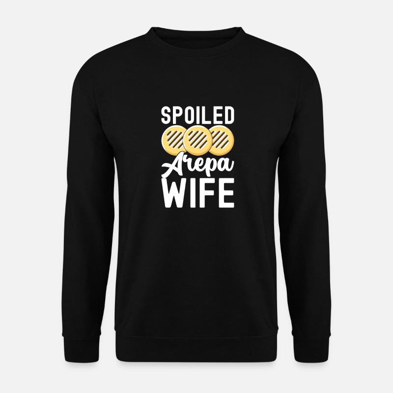Venezolanische Arepas - Unisex Pullover - Schwarz