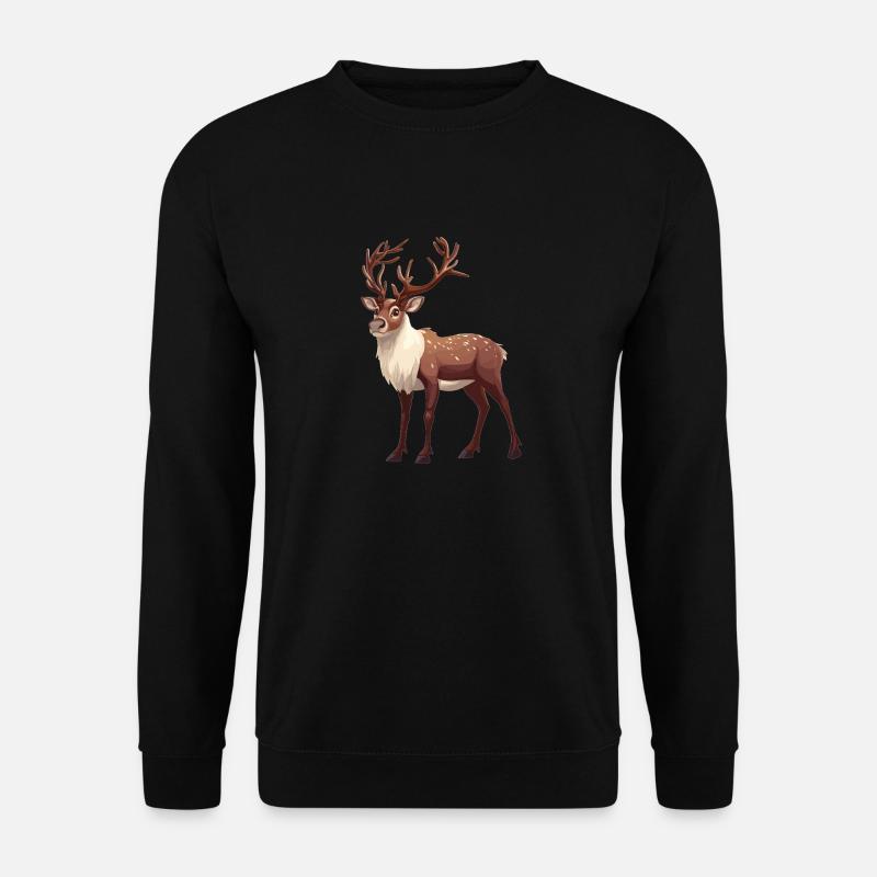 Reindeer Reindeer - Unisex Sweatshirt - black