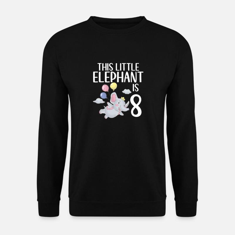 Elephant Lovers Gifts - Unisex Sweatshirt - black