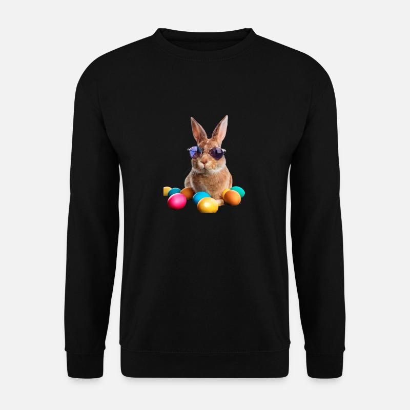Osterhase - Unisex Pullover - Schwarz