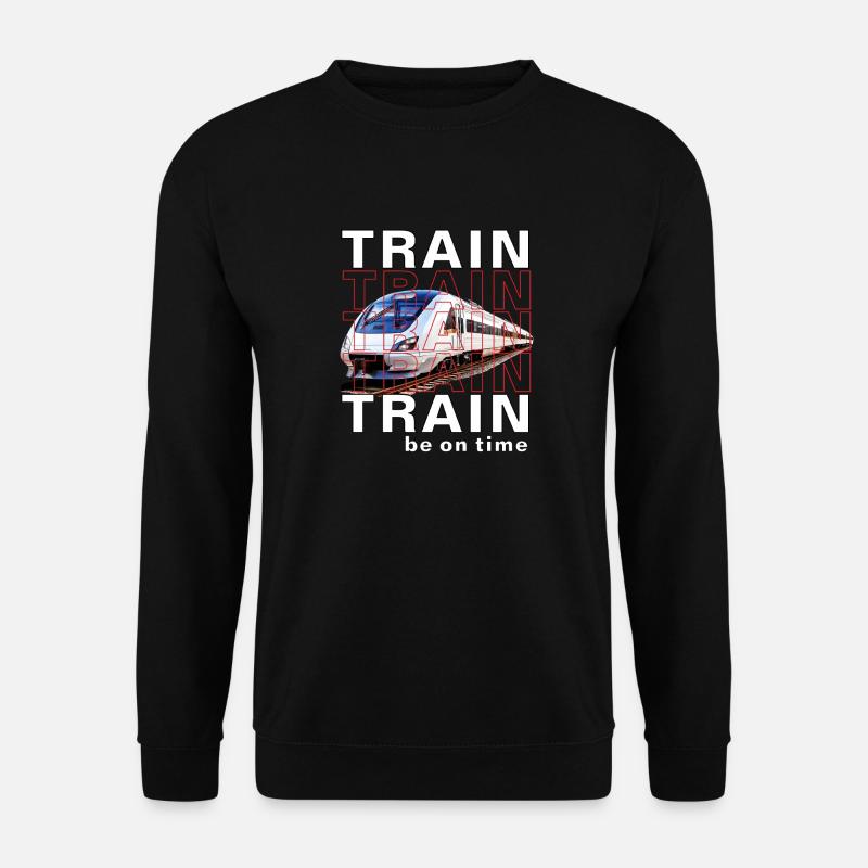 ZUG TRAIN be on time - Unisex Sweatshirt - black