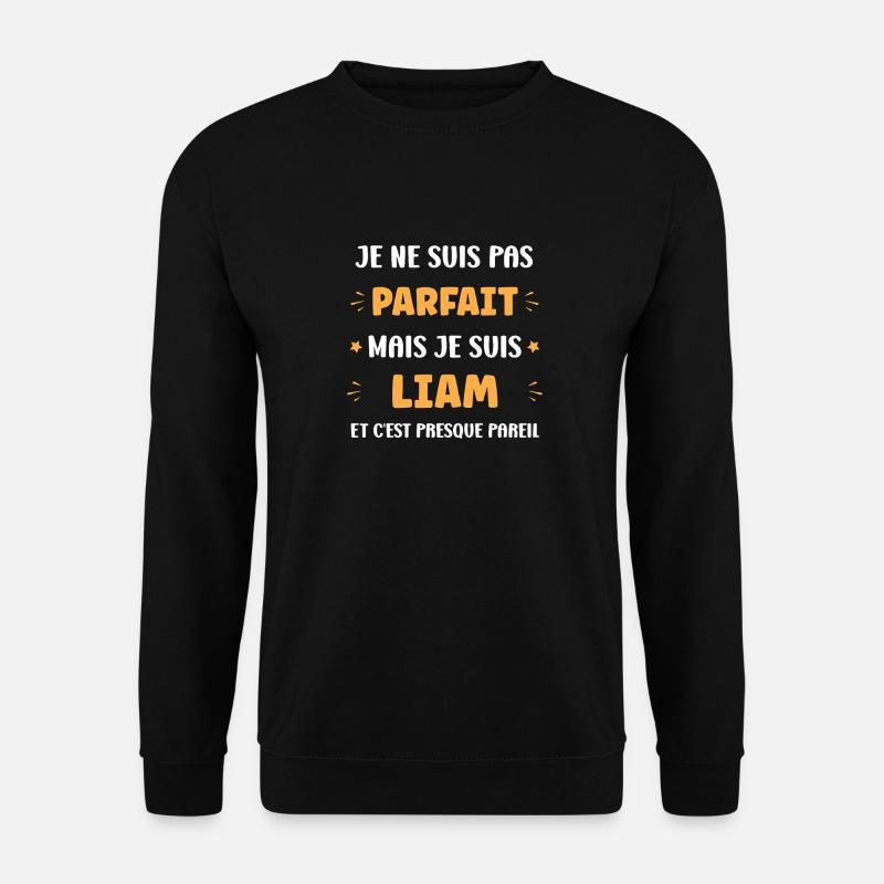 Liam - Sweat-shirt Unisexe - noir