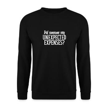 CFO Steuerberater Buchhalter Steueranalyst - Unisex Pullover - Schwarz - Vorne - Alina (178cm) & Michal (187cm)