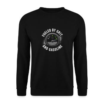 Women In Trucking Female Trucker Pride - Sweat-shirt Unisexe - noir - Devant - Alina (178cm) & Michal (187cm)