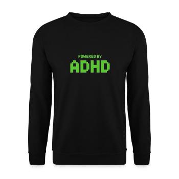 ADHS - Unisex Pullover - Schwarz - Vorne - Alina (178cm) & Michal (187cm)
