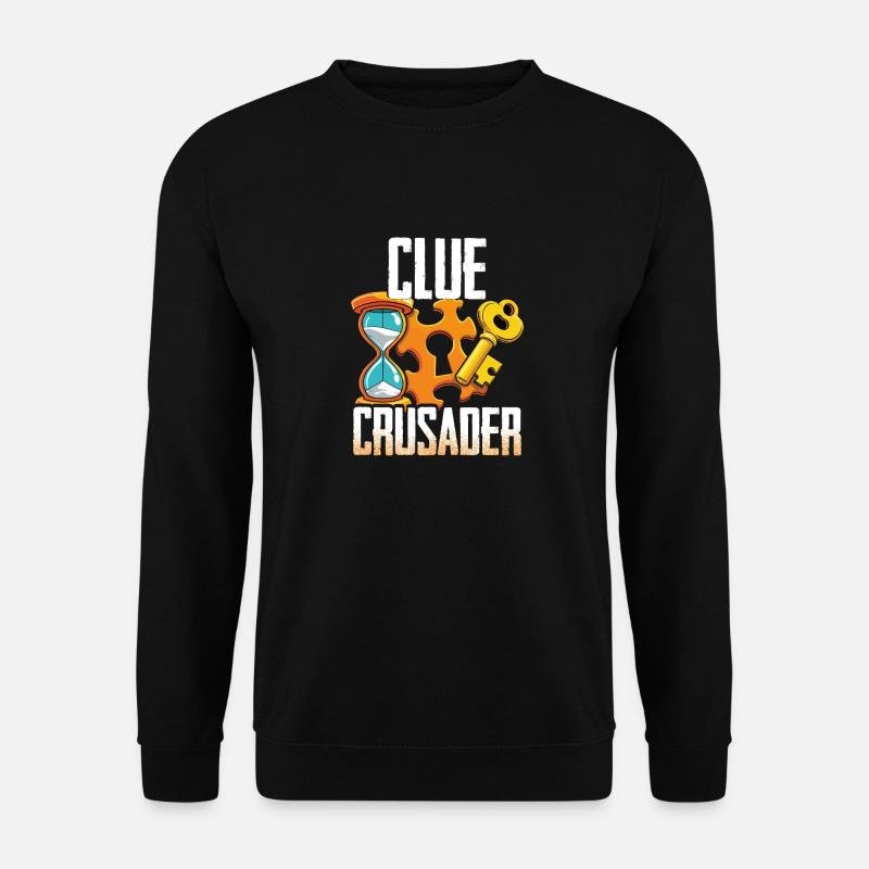 Escape Room Clue Crusader - Sweat-shirt Unisexe - noir