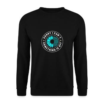 Anxiety disorder Anxiety disorder - Unisex Sweatshirt - black - Front - Alina (178cm) & Michal (187cm)