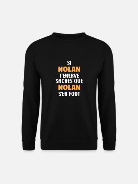 nolan - Sweat-shirt Unisexe - noir
