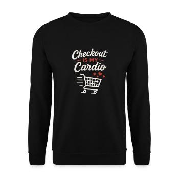 Le chariot rapide compétitif Food Shopper - Sweat-shirt Unisexe - noir - Devant - Alina (178cm) & Michal (187cm)