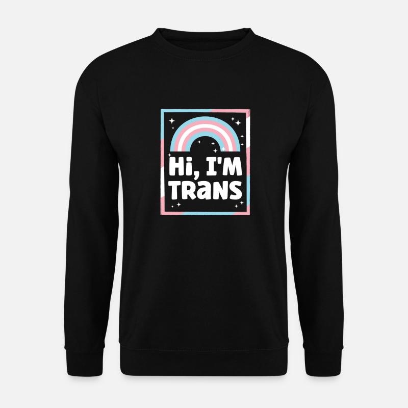 Transgender Trans LGBT Pride - Unisex Pullover - Schwarz