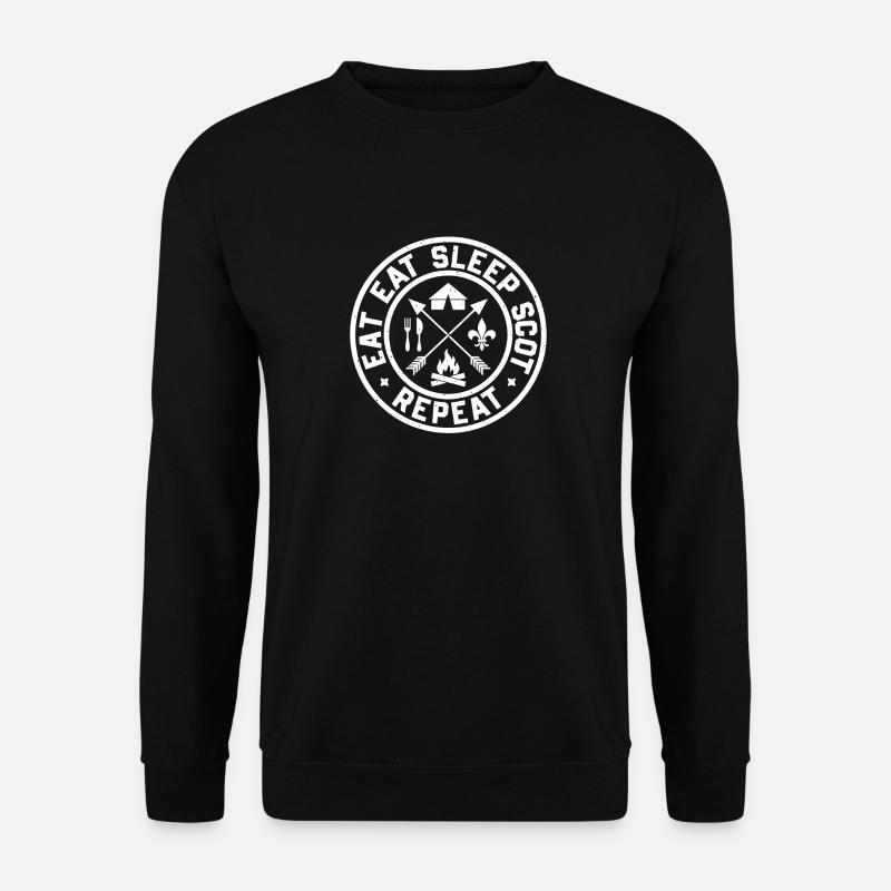 Scout Guide Scout Camping - Unisex Sweatshirt - black
