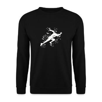 Sprinter Colorsplash Sprintender Sprint - Unisex Pullover - Schwarz - Vorne - Alina (178cm) & Michal (187cm)