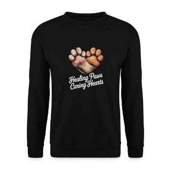 Vétérinaires experts pour les vétérinaires - Sweat-shirt Unisexe - noir - Devant - Alina (178cm) & Michal (187cm)