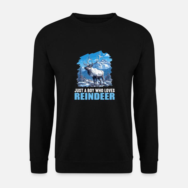 Reindeer Reindeer - Unisex Sweatshirt - black