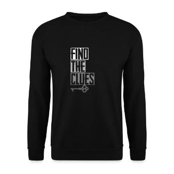 Escape Room Trouver les indices - Sweat-shirt Unisexe - noir - Devant - Alina (178cm) & Michal (187cm)